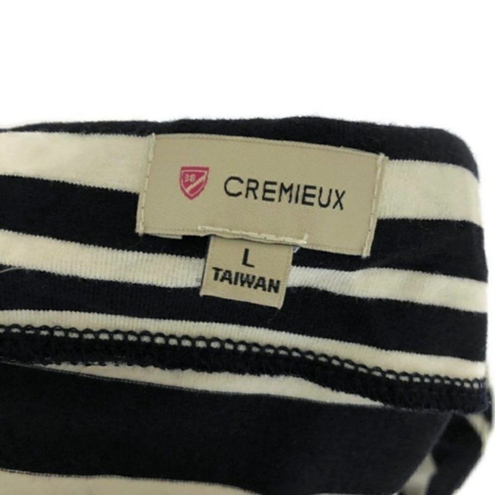 Cremieux Midi Sheath Dress Striped Size Large Nautical Theme - Picture 7 of 7